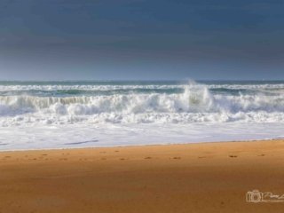 Oc&eacute;an en hiver la pointe Capbreton