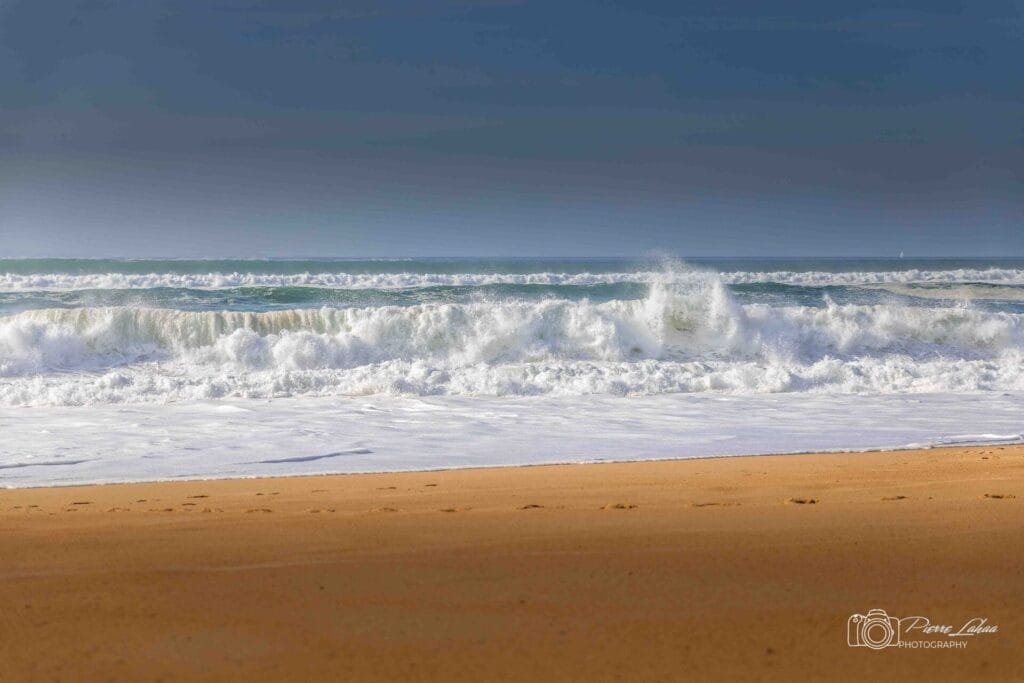 Oc&eacute;an en hiver la pointe Capbreton